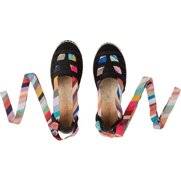 NWT Paul Smith Women's Size 39 Multicolor Kira Swirl Platform Platform Sandals - Picture 10 of 10
